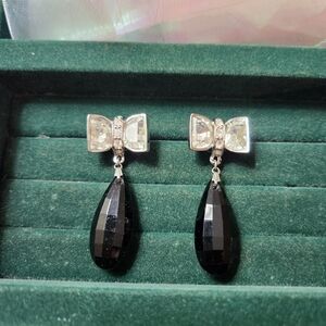 Vintage Avon Formal Affair bow-tie dangle earrings
